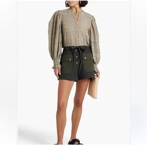 ULLA JOHNSON  Finley Striped Blouse